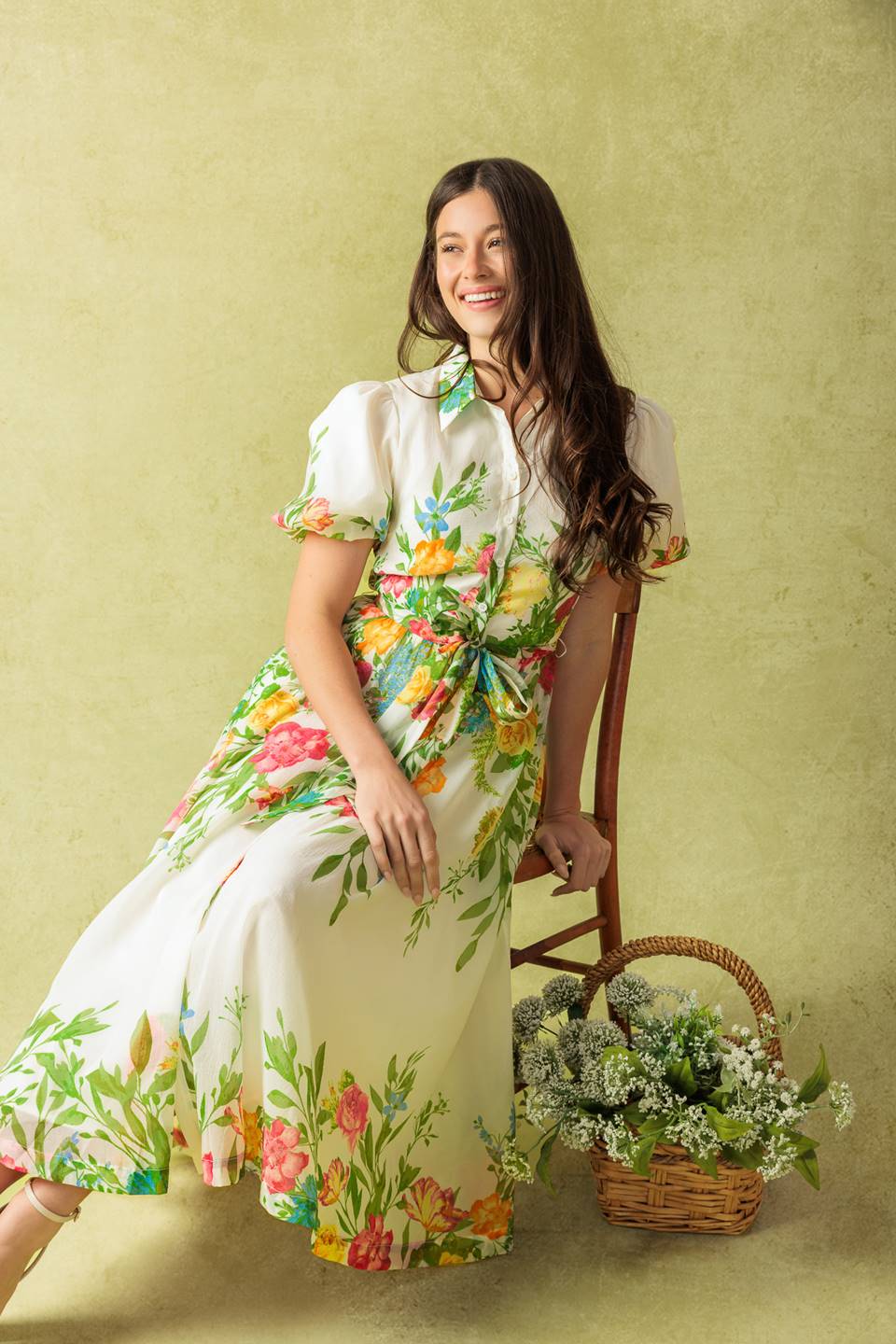 MUCH TO DO WOVEN MIDI DRESS Flying Tomato